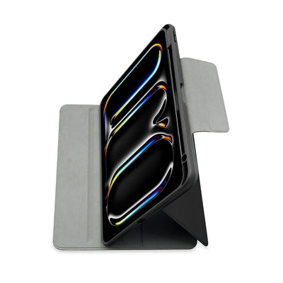 Apple iPad Air 11 2025 M3 Raptic Spin Detachable Folio PU Ayrılabilir Kalem Bölmeli Standlı Kılıf Lacivert