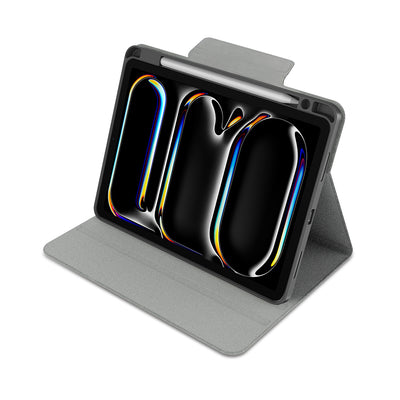 Apple iPad Air 11 2025 M3 Raptic Spin Detachable Folio PU Ayrılabilir Kalem Bölmeli Standlı Kılıf Lacivert