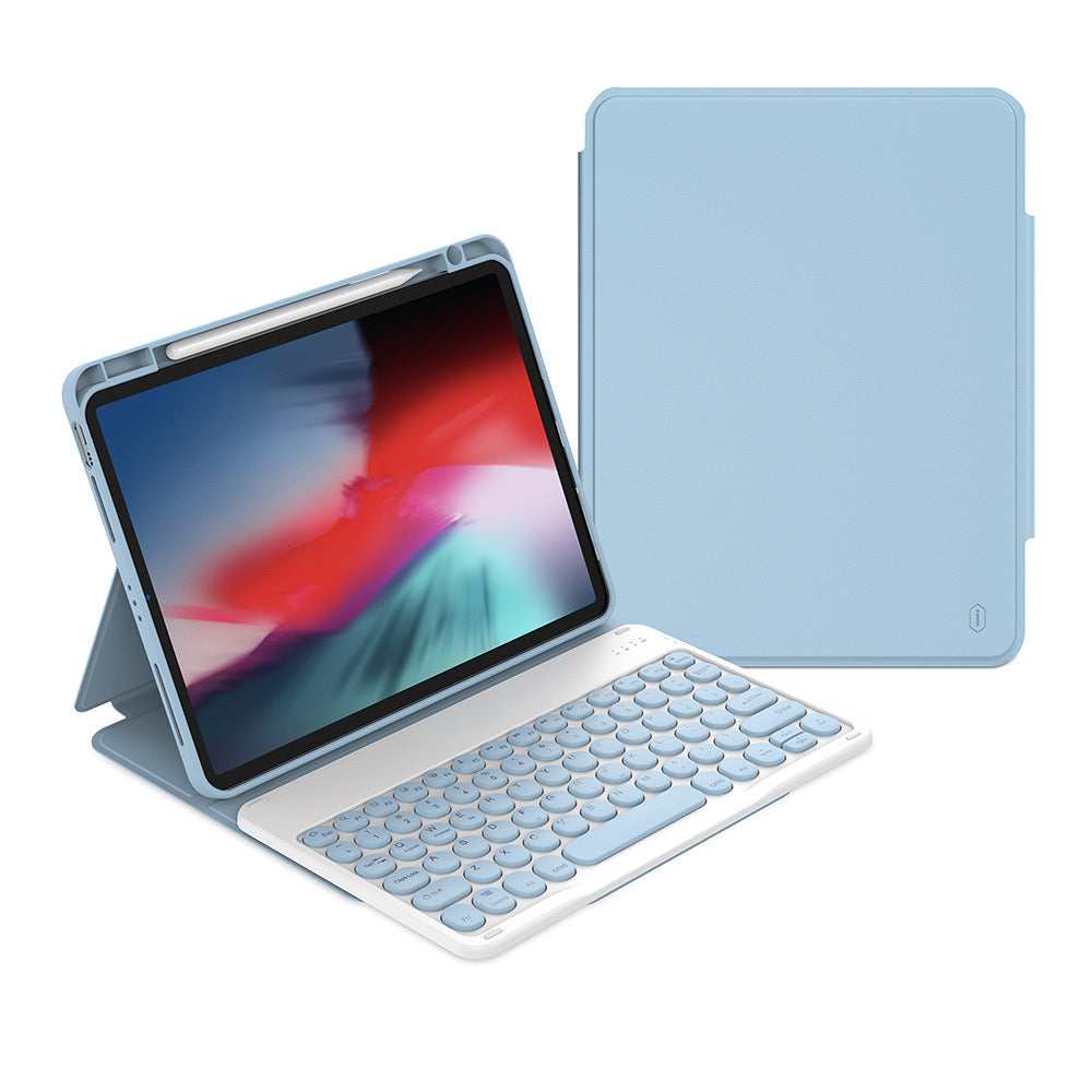 iPad Air 11 2025 M3 Wiwu Protective Gizli Kalem Bölmeli Klavyeli Kılıf