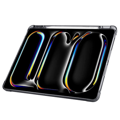 Apple iPad Air 13 2024 Kılıf Zore Tri Folding Kalem Bölmeli Standlı Kılıf Rose Gold