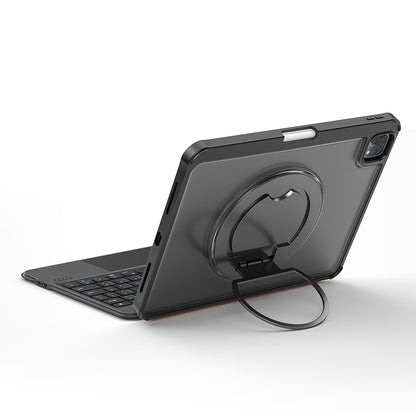 iPad Air 13 2024 Wiwu MK-007 Combo Pro Kalem Bölmeli Klavyeli Standlı Kılıf