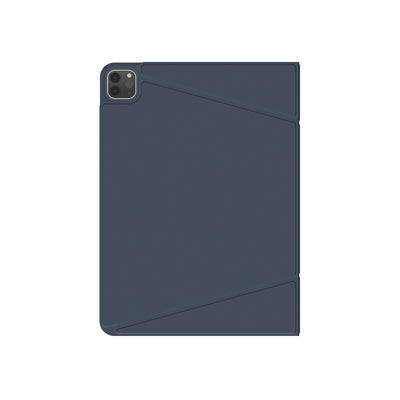 Apple iPad Air 13 2025 M3 Amazingthing Matte Pro Mag Folio Katlanabilir Magnetik Standlı Kılıf Mavi
