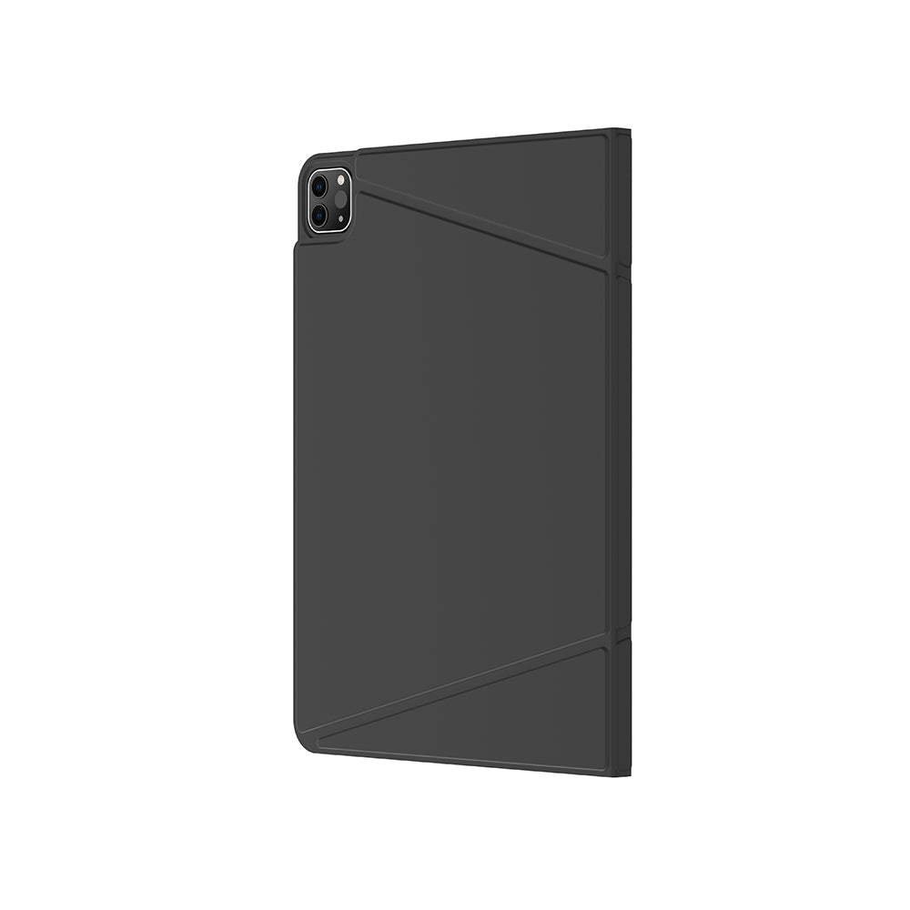 Apple iPad Air 13 2025 M3 Amazingthing Matte Pro Mag Folio Katlanabilir Magnetik Standlı Kılıf Mavi