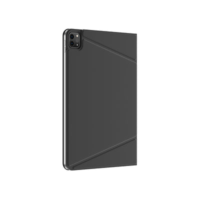 Apple iPad Air 13 2025 M3 Amazingthing Matte Pro Mag Folio Katlanabilir Magnetik Standlı Kılıf Mavi