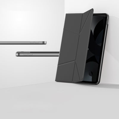 Apple iPad Air 13 2025 M3 Amazingthing Matte Pro Mag Folio Katlanabilir Magnetik Standlı Kılıf Mavi