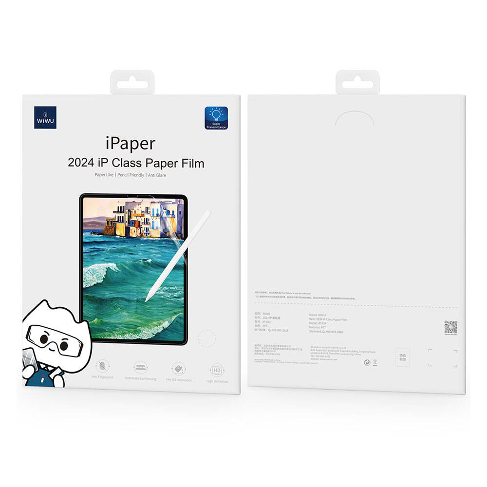 iPad Air 13 2025 M3 Kağıt Hisli Wiwu iPaper Like Tablet Ekran Koruyucu