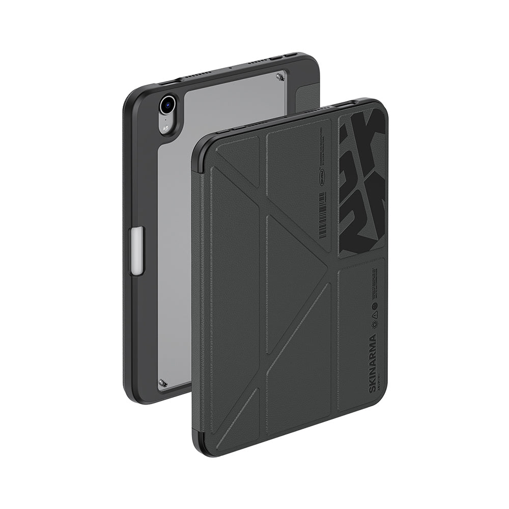 iPad Mini 2024 (7.Nesil) Kılıf Skinarma Desenli Airbag Tasarımlı Standlı Spunk Kılıf