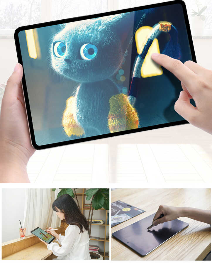 Apple iPad Mini 4 Kağıt Hisli Wiwu iPaper Like Tablet Ekran Koruyucu Renksiz