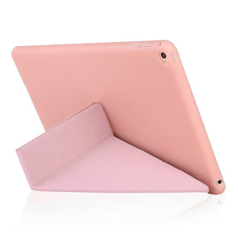 Apple iPad 10.2 (8.Nesil) Kılıf Zore Tri Folding Standlı Kılıf Kırmızı