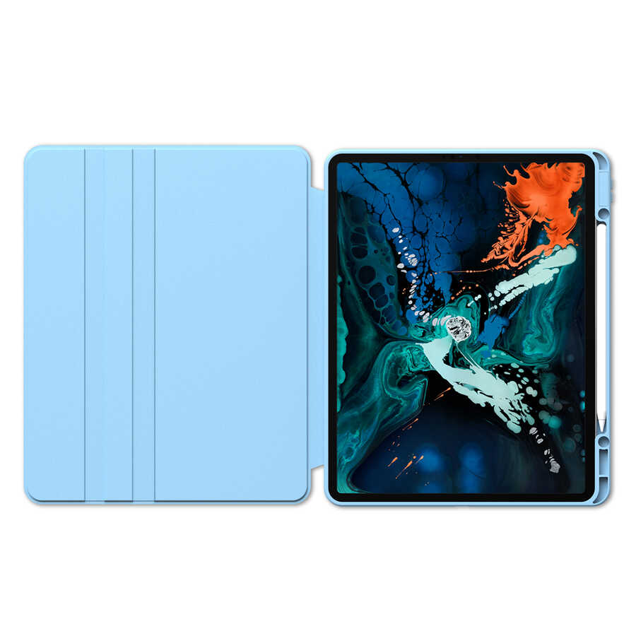 Apple iPad Pro 12.9 2021 (5.Nesil) Kılıf Zore Nayn Dönebilen Standlı Kılıf