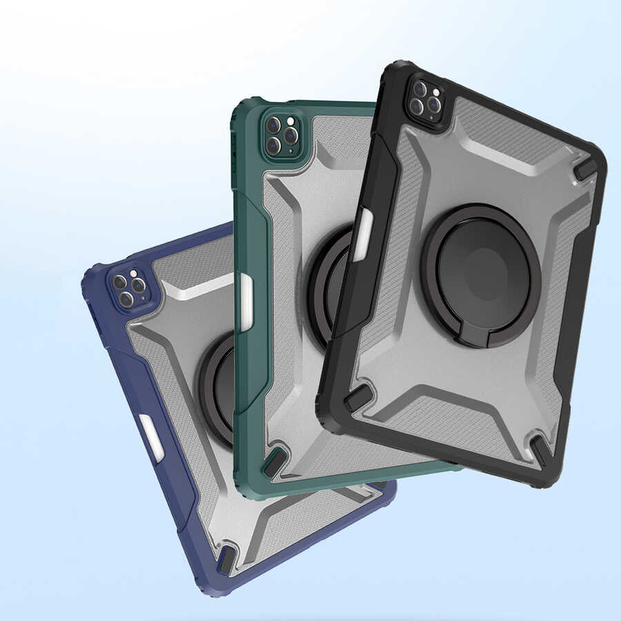 iPad Pro 10.5 (7.Nesil) Wiwu Mecha Dönebilen Standlı Tablet Kılıfı