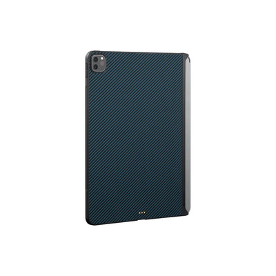 Apple iPad Pro 11 2020 (2.Nesil) Kılıf Aramid Fiber Pitaka Ultra-Slim Classic Serisi Tablet Kapak Siyah-Kırmızı