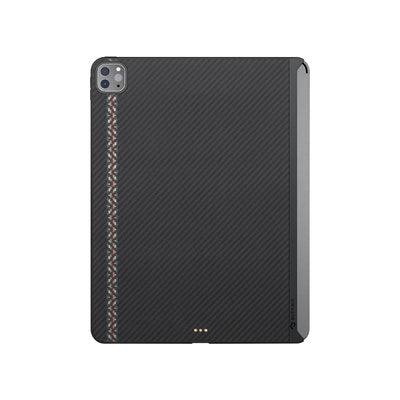 Apple iPad Pro 11 2020 (2.Nesil) Kılıf Aramid Fiber Pitaka Ultra-Slim Classic Serisi Tablet Kapak Siyah
