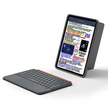 Apple iPad Pro 11 2020 (2.Nesil) Wiwu MK-005 Combo 3in1 Kalem Bölmeli Klavyeli Standlı Kılıf