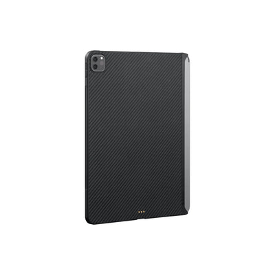 Apple iPad Pro 11 2021 (3.Nesil) Kılıf Aramid Fiber Pitaka Ultra-Slim Classic Serisi Tablet Kapak Siyah-Kırmızı