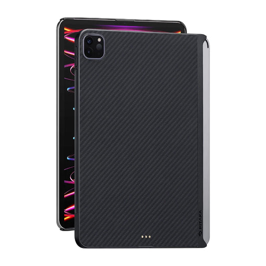 iPad Pro 11 2021 (3.Nesil) Kılıf Aramid Fiber Pitaka Ultra-Slim Classic Serisi Tablet Kılıf