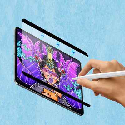 Apple iPad Pro 11 2021 (3.Nesil) Wiwu Removable Mıknatıslı Ekran Koruyucu Siyah