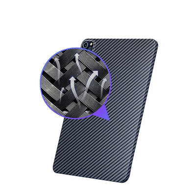 Apple iPad Pro 11 2022 M2 Kılıf Benks Essential Kevlar Karbon Fiber Kapak Siyah