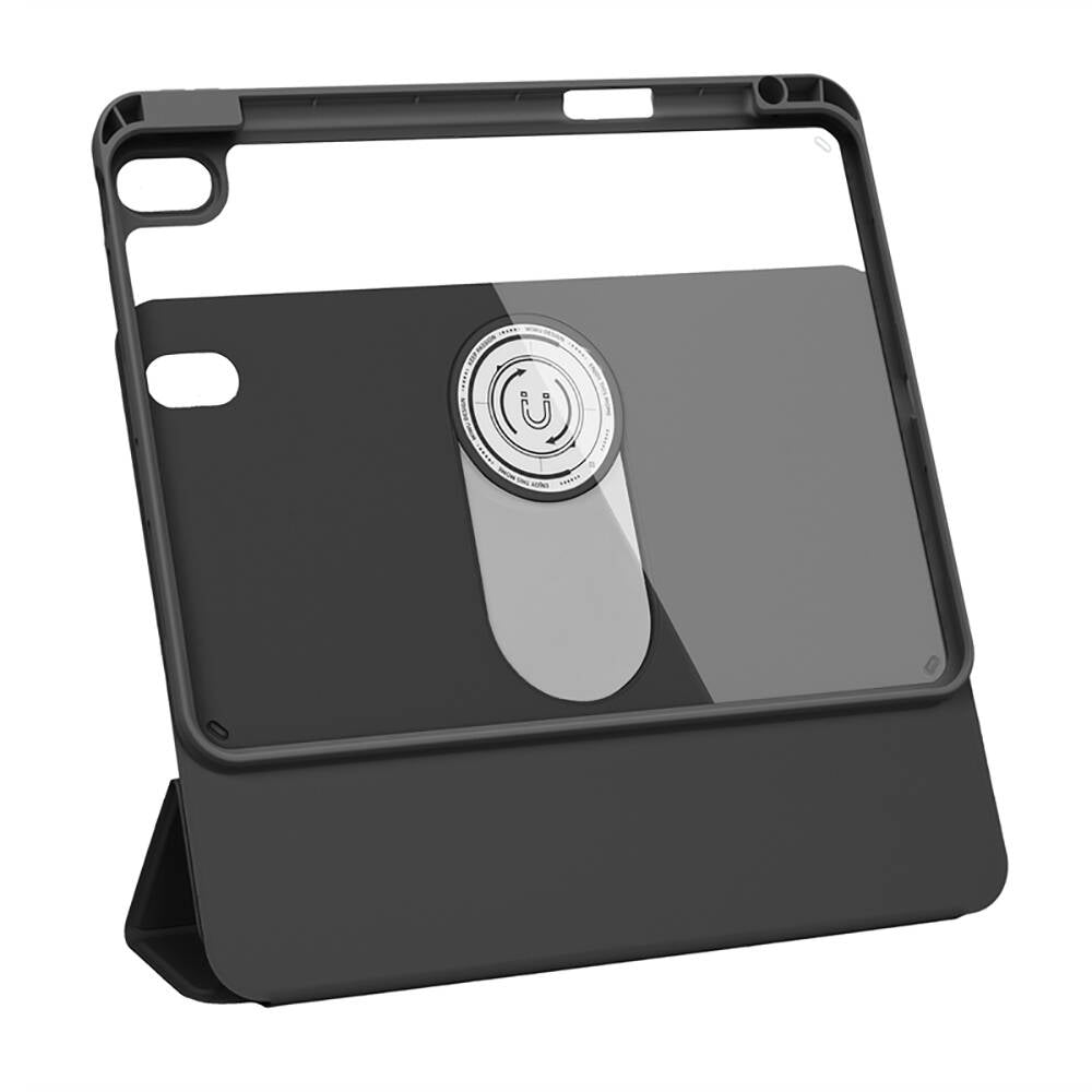 Apple iPad Pro 11 2022 M2 Wiwu 360° Dönebilen Standlı Magnetik Koruyucu Tablet Kılıfı Pembe