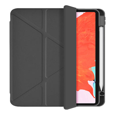 Apple iPad Pro 11 2022 M2 Wiwu 360° Dönebilen Standlı Magnetik Koruyucu Tablet Kılıfı Mavi Açık