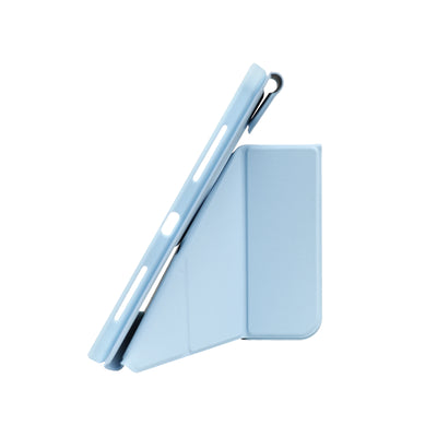 Apple iPad Pro 11 2022 M2 Wiwu 360° Dönebilen Standlı Magnetik Koruyucu Tablet Kılıfı Mavi Açık