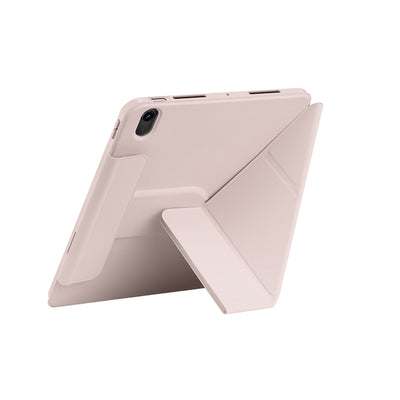 Apple iPad Pro 11 2022 M2 Wiwu 360° Dönebilen Standlı Magnetik Koruyucu Tablet Kılıfı Pembe