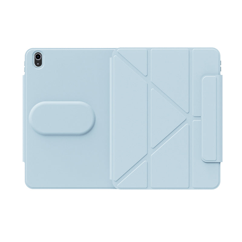 Apple iPad Pro 11 2022 M2 Wiwu 360° Dönebilen Standlı Magnetik Koruyucu Tablet Kılıfı Mavi Açık