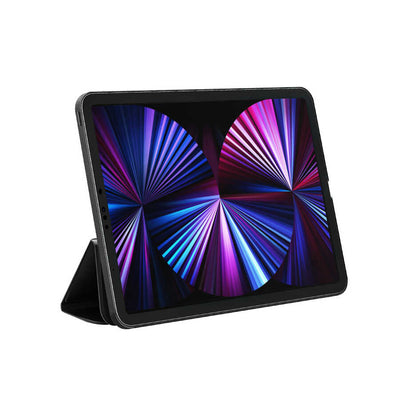 Apple iPad Pro 11 2022 M2 Wiwu Ayrılabilen Magnetik Standlı Tablet Kılıfı Kahverengi