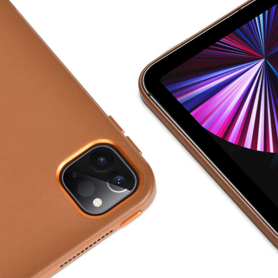 Apple iPad Pro 11 2022 M2 Wiwu Ayrılabilen Magnetik Standlı Tablet Kılıfı Kahverengi