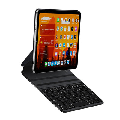 Apple iPad Pro 11 2022 M2 Wiwu F16 Klavyeli Standlı Magnetik Kılıf Siyah
