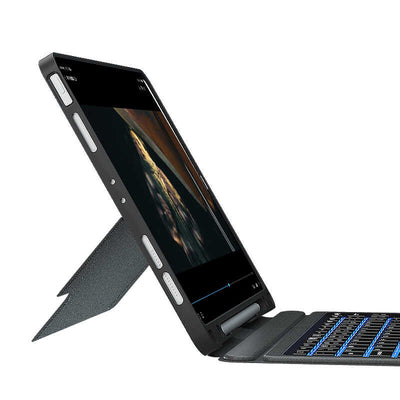 Apple iPad Pro 11 2022 M2 Wiwu Mag Touch Klavyeli Standlı Kılıf Siyah