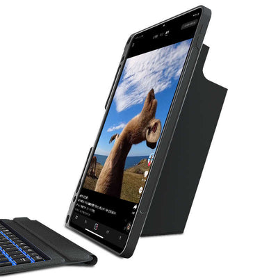 Apple iPad Pro 11 2022 M2 Wiwu Mag Touch Klavyeli Standlı Kılıf Siyah