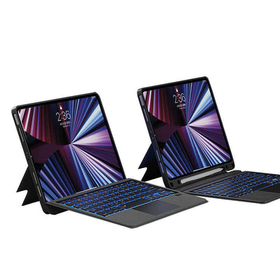 Apple iPad Pro 11 2022 M2 Wiwu Mag Touch Klavyeli Standlı Kılıf Siyah