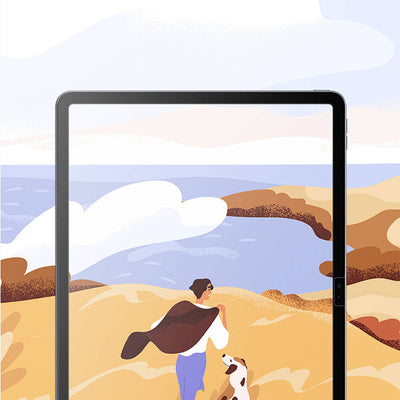 Apple iPad Pro 11 2024 Kağıt Hisli Benks Mat Paper-Like Ekran Koruyucu Şeffaf