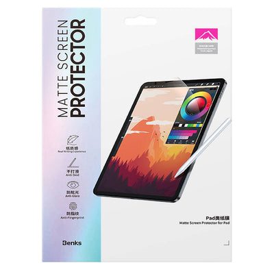 Apple iPad Pro 11 2024 Kağıt Hisli Benks Mat Paper-Like Ekran Koruyucu Şeffaf