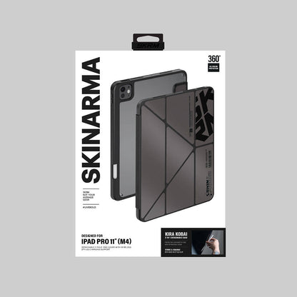 iPad Pro 11 2024 Kılıf SkinArma Holografik Tasarımlı Arkası Şeffaf Çıkarılabilir Magnetik Kira Kobai Kılıf