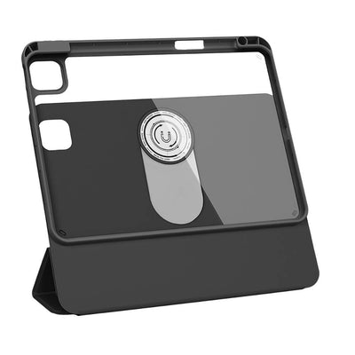 Apple iPad Pro 11 2024 Wiwu 360° Dönebilen Standlı Magnetik Koruyucu Tablet Kılıfı Mavi Açık