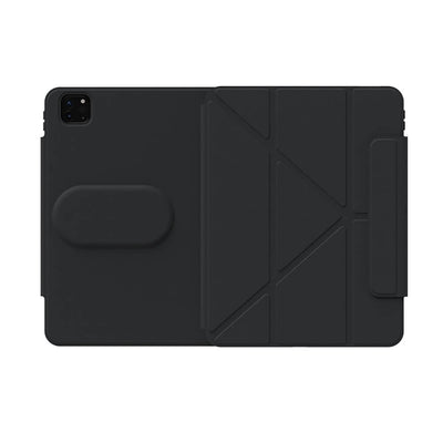 Apple iPad Pro 11 2024 Wiwu 360° Dönebilen Standlı Magnetik Koruyucu Tablet Kılıfı Pembe