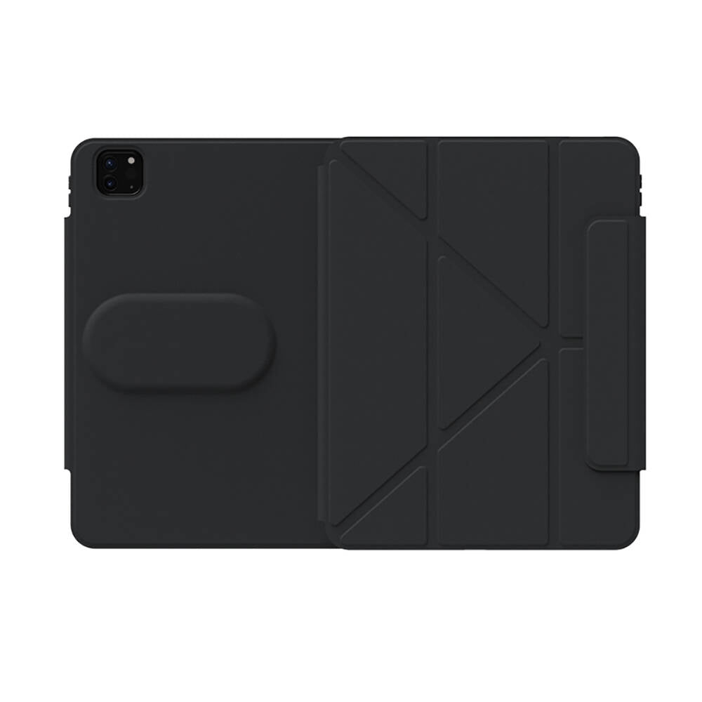 Apple iPad Pro 11 2024 Wiwu 360° Dönebilen Standlı Magnetik Koruyucu Tablet Kılıfı Mavi Açık