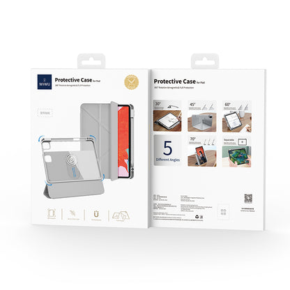 iPad Pro 11 2024 Wiwu 360° Dönebilen Standlı Magnetik Koruyucu Tablet Kılıfı