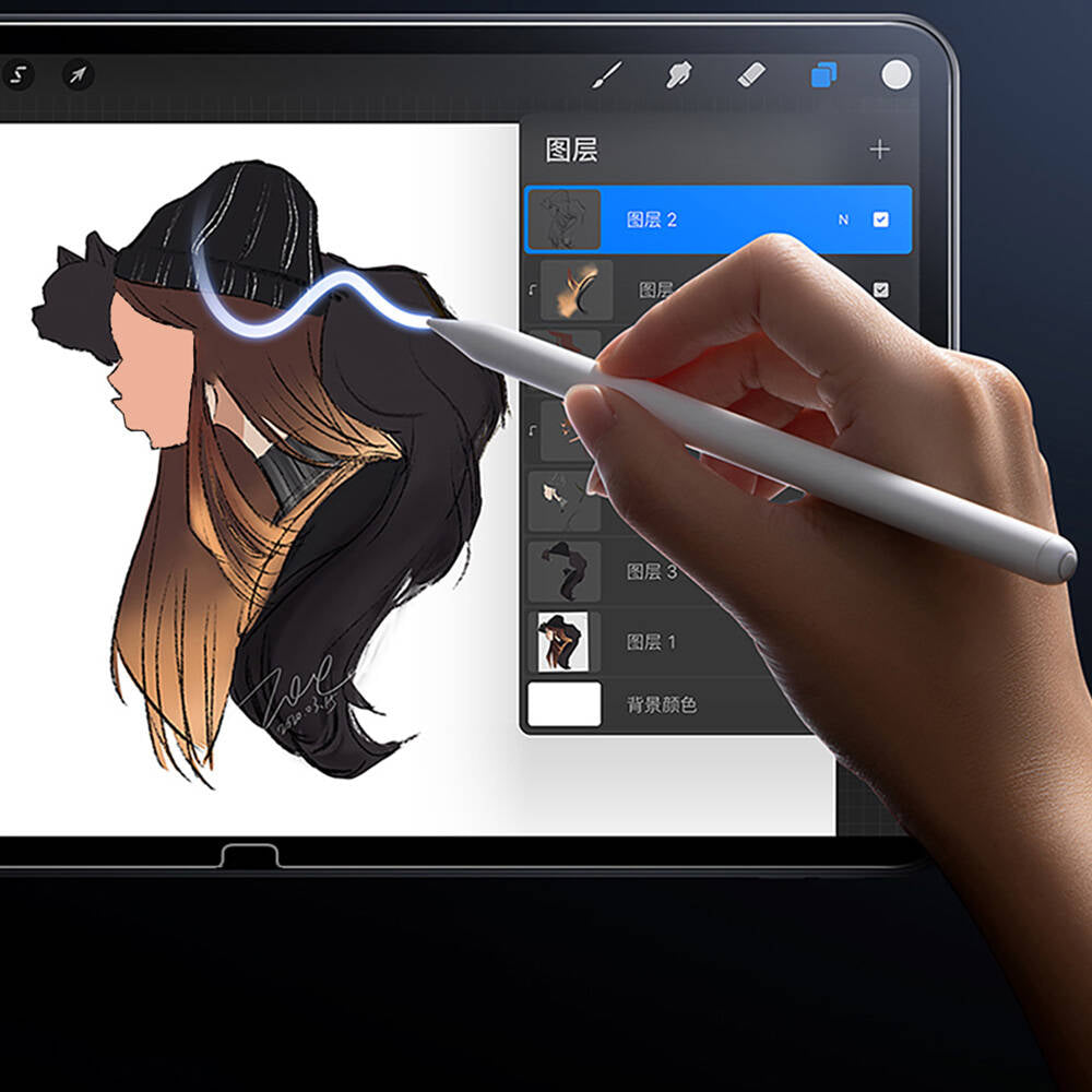 Apple iPad Pro 11 2024 Wiwu Wi-GQ003 iVista Serisi Oleofobik HD Temperli Cam Ekran Koruyucu Şeffaf