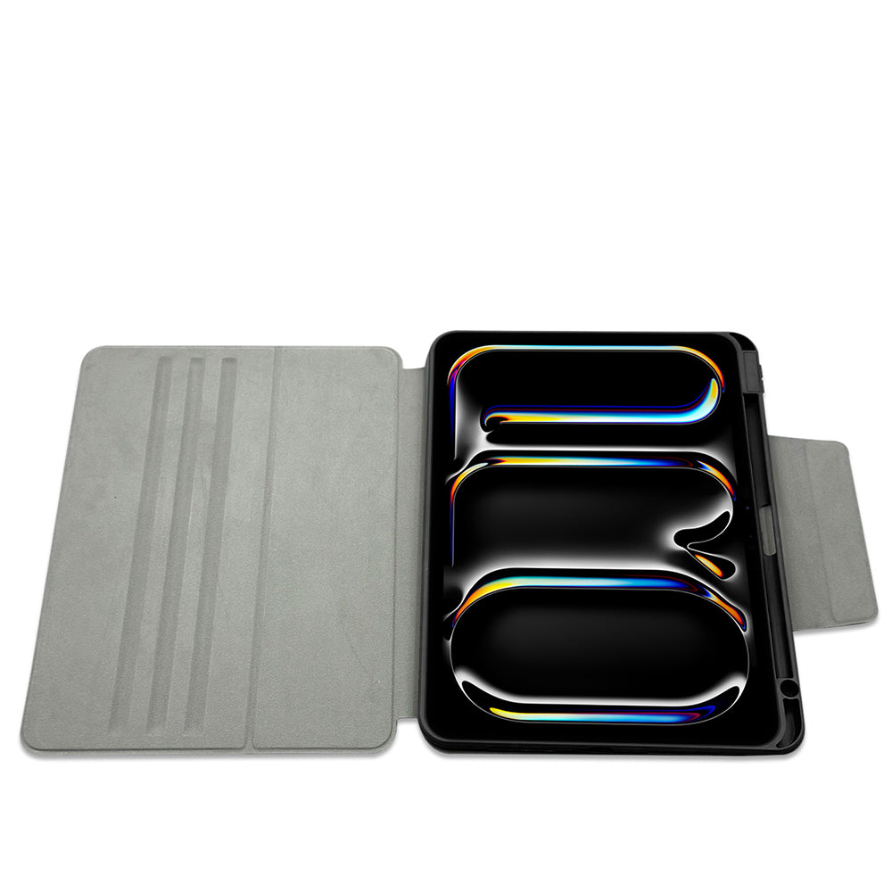 iPad Pro 11 2025 M5 Raptic Spin Detachable Folio PU Ayrılabilir Kalem Bölmeli Standlı Kılıf