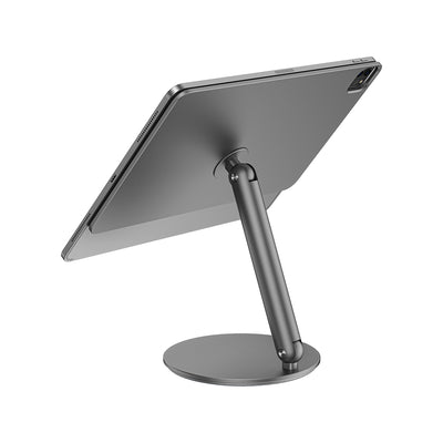 Apple iPad Pro 11 2025 M5 Wiwu ZM-310 360 Derece Dönebilen Magnetik Başlıklı Tablet Standı Gri