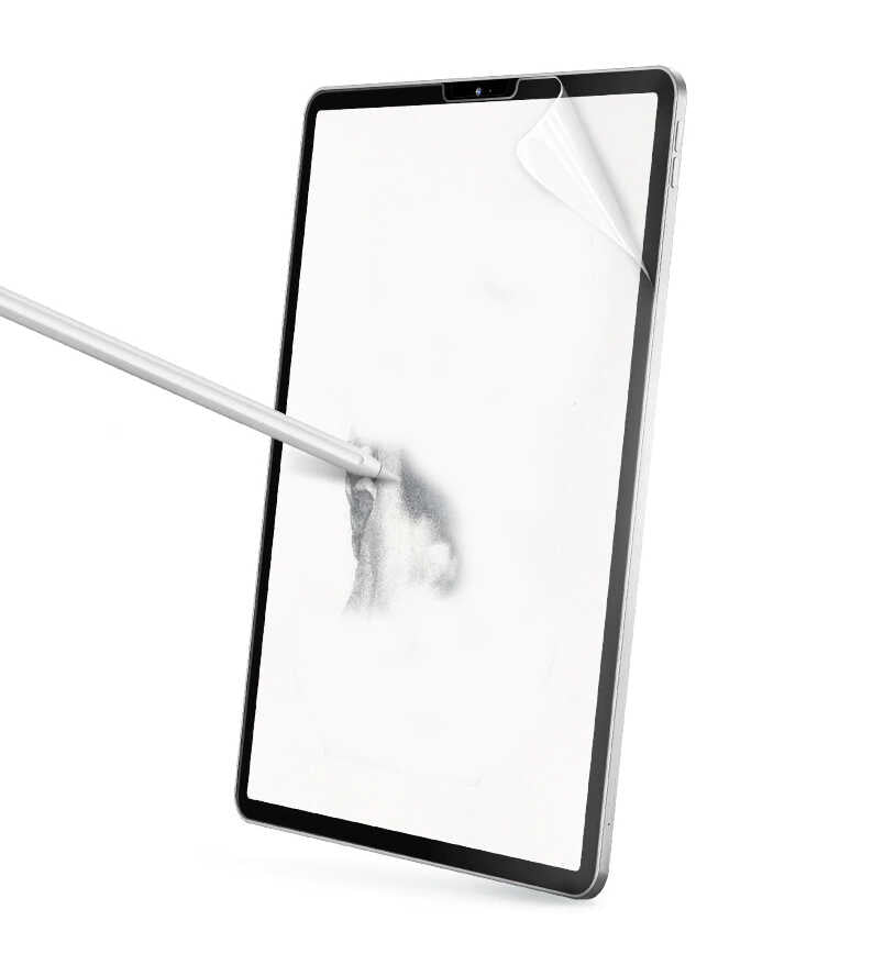 Apple iPad Pro 11 Kağıt Hisli Wiwu iPaper Like Tablet Ekran Koruyucu Renksiz