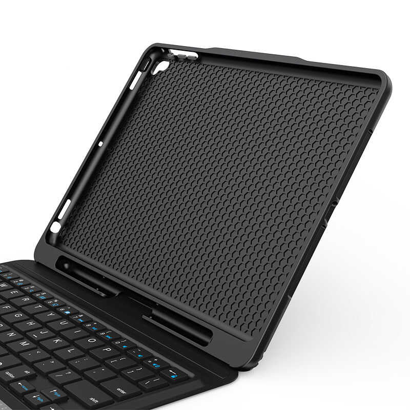 Apple iPad Pro 11 Wiwu Keyboard Folio Kablosuz Klavyeli Kılıf Siyah