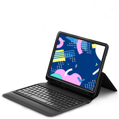 Apple iPad Pro 11 Wiwu Keyboard Folio Kablosuz Klavyeli Kılıf Siyah