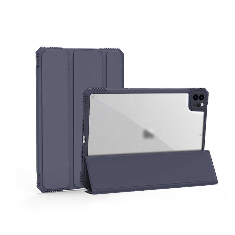 Apple iPad Pro 12.9 2020 (4.Nesil) Wiwu Alpha Tablet Kılıf Mavi