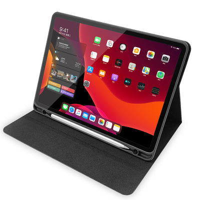 Apple iPad Pro 12.9 2020 Raptic Smartstyle Kalem Bölmeli Standlı Kılıf Siyah