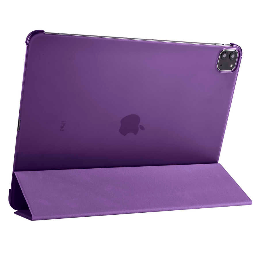 Apple iPad Pro 12.9 2021 (5.Nesil) Zore Smart Cover Standlı 1-1 Kılıf