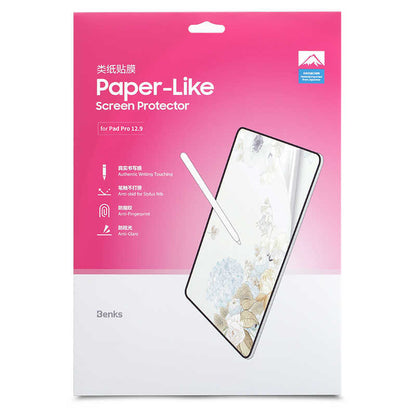iPad Pro 12.9 2022 M2 Benks Paper-Like Ekran Koruyucu